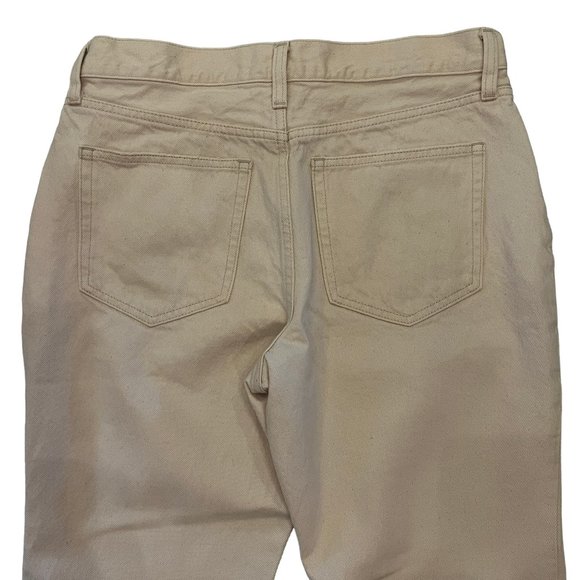 J. Crew Full Length Demi Boot BF654 Jeans in Natural Size 29P - Picture 13 of 13